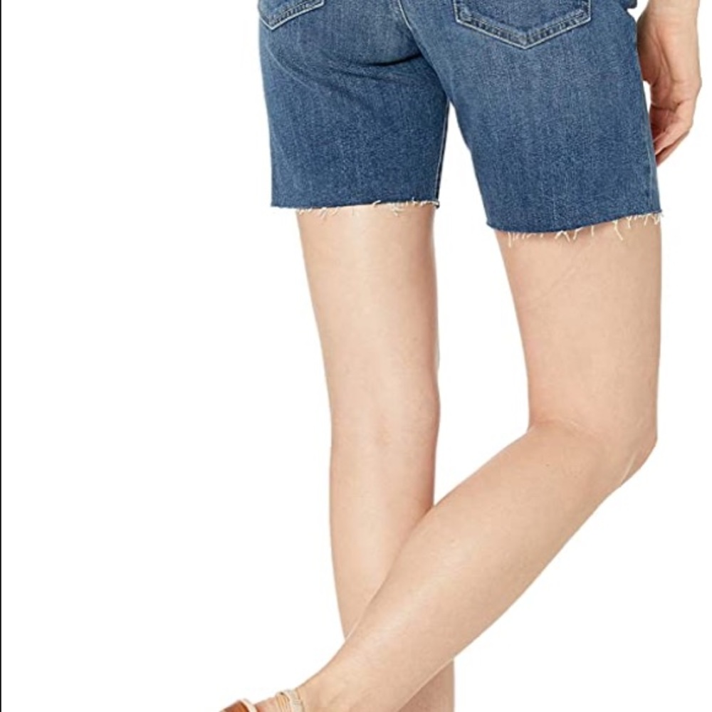 Joe's Women's Shorts Annika Denim Raw Hem Bermuda